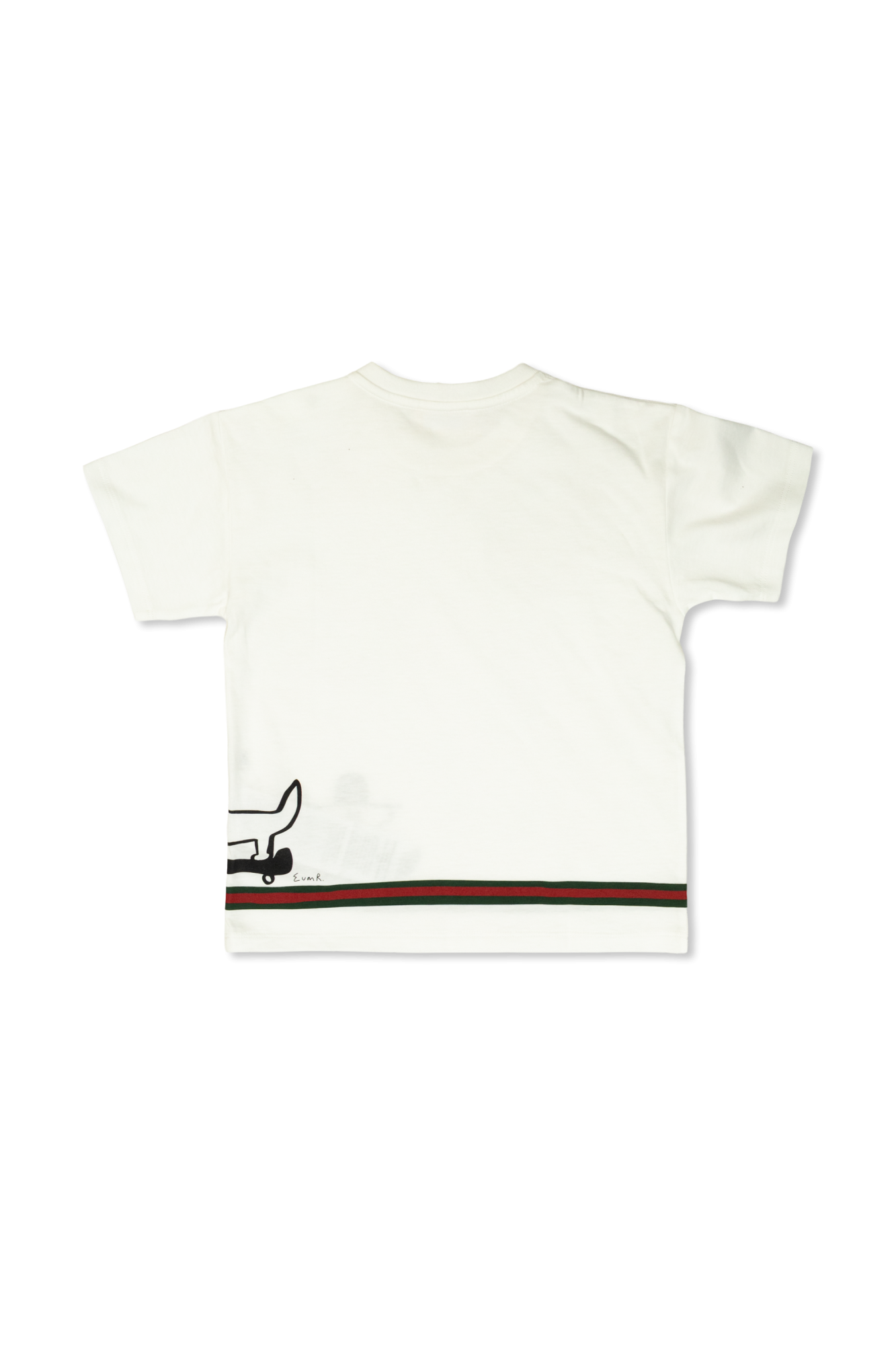 GUCCI kidsキッズ　Tシャツ　guccibaby グッチ Children's cotton T-shirt with Gucci logo in white cotton